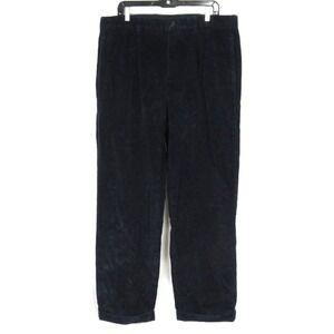 Brooks Brothers ELLIOT Navy Blue Cotton Pleated Corduroy Pants Men's 38 X 32